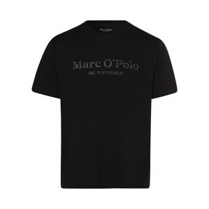 Marc O'Polo Tričko  čierna / strieborná