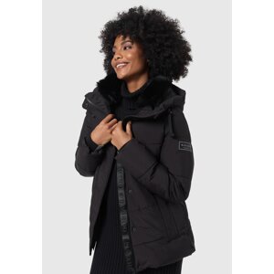 NAVAHOO Zimná bunda 'Sag ja XIV'  tmavosivá / čierna