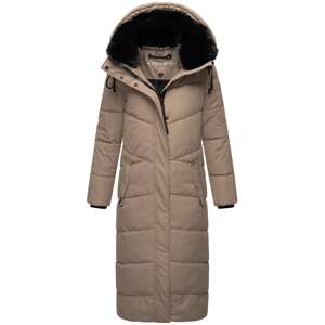NAVAHOO Zimný kabát 'Hingucker XIV'  svetlohnedá