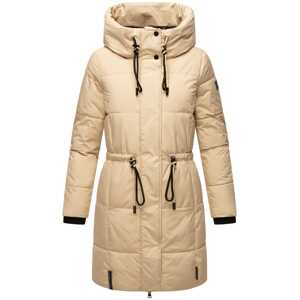 NAVAHOO Zimný kabát 'Zuckertatze XIV'  béžová
