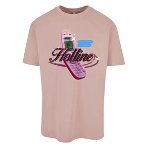 MT Upscale Tričko 'Hotline'  telová / modrá / sivá / ružová