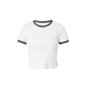 LEVI'S ® Tričko  sivá / čierna / biela melírovaná