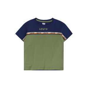 LEVI'S ® Tričko  námornícka modrá / kaki / oranžová / biela
