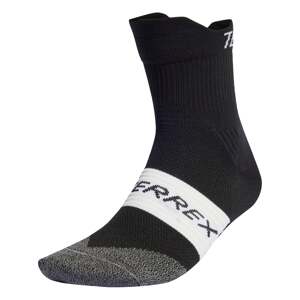 ADIDAS TERREX Športové ponožky  sivá / čierna / biela