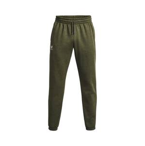 UNDER ARMOUR Športové nohavice 'Essential'  zelená / biela