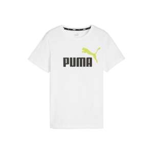 PUMA Tričko 'Essential'  limetová / čierna / biela