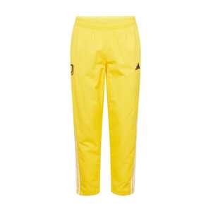 ADIDAS PERFORMANCE Športové nohavice 'Juve'  žltá / čierna / biela