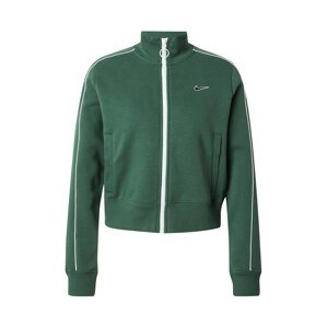 Nike Sportswear Tepláková bunda  zelená / čierna / biela