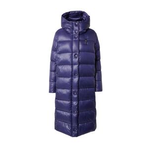 Blauer.USA Zimný kabát  tmavofialová / čierna