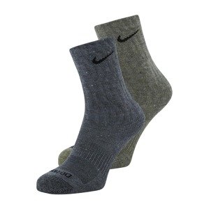 Nike Sportswear Ponožky 'Everyday Plus'  tmavosivá / kaki / čierna
