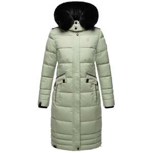 NAVAHOO Zimný kabát 'Fahmiyaa'  pastelovo zelená / čierna