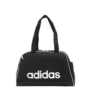 ADIDAS SPORTSWEAR Športová taška 'Linear Essentials'  čierna / biela