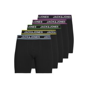 JACK & JONES Boxerky 'LIME'  svetlomodrá / svetlozelená / svetloružová / čierna / biela