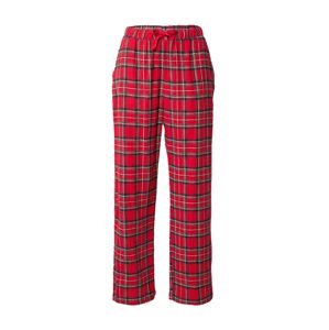 Lindex Pyžamové nohavice  zelená / červená / biela