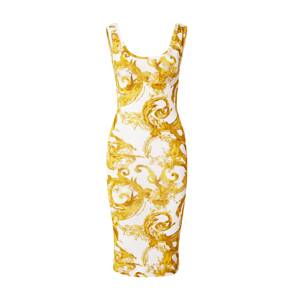Versace Jeans Couture Letné šaty  žltá / biela