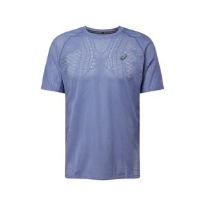ASICS Funkčné tričko 'Metarun'  modrosivá / čierna