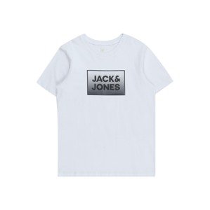 Jack & Jones Junior Tričko 'STEEL'  čierna / biela
