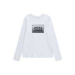 Jack & Jones Junior Tričko 'STEEL'  čierna / vaječná škrupina
