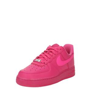 Nike Sportswear Nízke tenisky 'AIR FORCE 1 07'  ružová / neónovo ružová