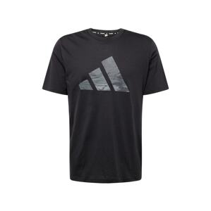 ADIDAS PERFORMANCE Funkčné tričko 'TR-ESSEA'  antracitová / grafitová / čadičová / čierna