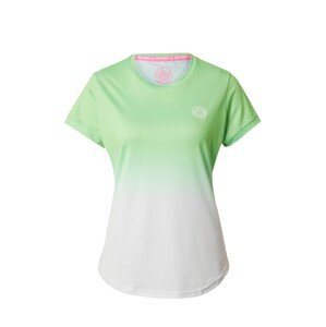 BIDI BADU Funkčné tričko  zelená / biela