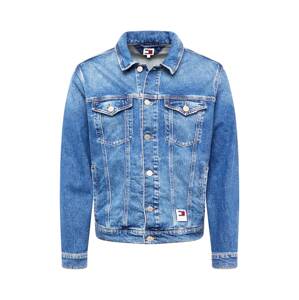 Tommy Jeans Prechodná bunda 'RYAN'  námornícka modrá / modrá denim / červená / biela