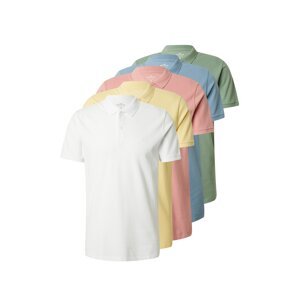 HOLLISTER Tričko  žltá / zelená / ružová / biela