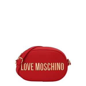 Love Moschino Taška cez rameno 'BOLD LOVE'  zlatá / červená