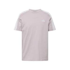 ADIDAS SPORTSWEAR Funkčné tričko 'Essentials 3-Stripes'  pastelovo fialová / biela