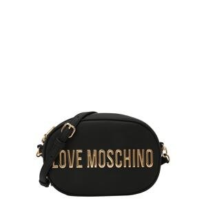 Love Moschino Taška cez rameno 'BOLD LOVE'  zlatá / čierna