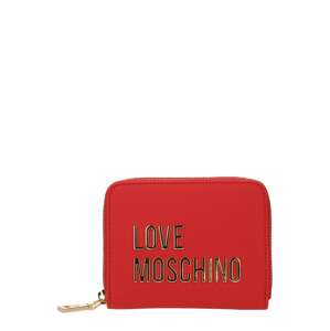 Love Moschino Peňaženka 'BOLD LOVE'  zlatá / červená