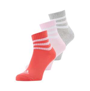 ADIDAS SPORTSWEAR Športové ponožky  sivá melírovaná / ružová / oranžovo červená / biela