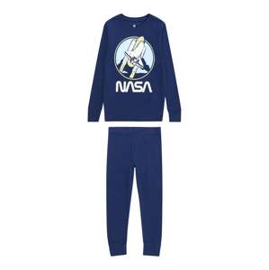 GAP Pyžamo 'NASA'  modrá / svetlomodrá / svetlozelená / biela