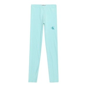 Calvin Klein Jeans Legíny  modrozelená / svetlomodrá