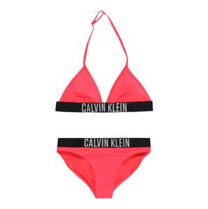Calvin Klein Swimwear Bikiny  červená / čierna / šedobiela