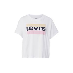 LEVI'S ® Tričko 'Graphic Varsity Tee'  námornícka modrá / žltá / ružová / biela