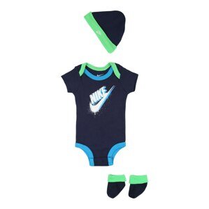 Nike Sportswear Set  námornícka modrá / modrozelená / neónovo zelená / biela