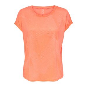 ONLY PLAY Funkčné tričko 'Fan'  pastelovo oranžová