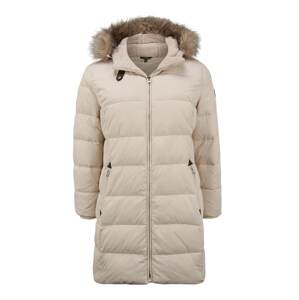 Lauren Ralph Lauren Plus Zimný kabát  krémová