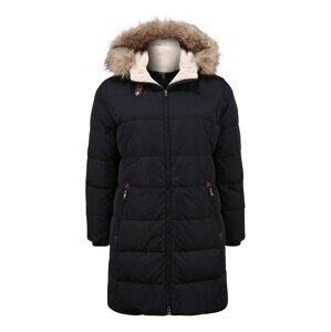 Lauren Ralph Lauren Plus Zimný kabát  krémová / svetlobéžová / tmavomodrá / karamelová