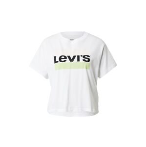 LEVI'S ® Tričko  pastelovo zelená / čierna / biela