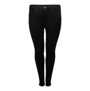 Zizzi Džínsy 'Jeans, long, AMY, super slim'  čierna