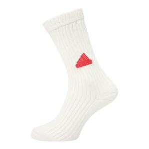 ADIDAS SPORTSWEAR Športové ponožky 'Slouchy Fit'  červená / biela