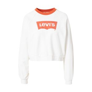 LEVI'S ® Mikina 'Vintage Raglan Crewneck Sweatshirt'  červená / biela