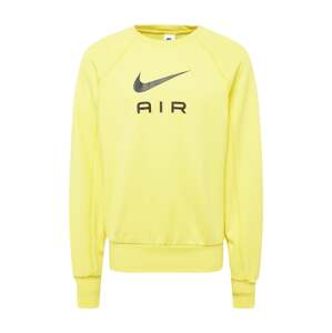Nike Sportswear Mikina 'Air'  žltá / čierna
