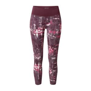 ESPRIT Športové nohavice  ružová / bordová / biela