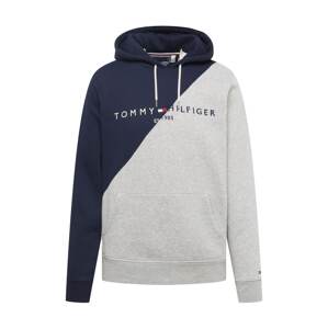 Tommy Jeans Sweatshirt & Sweatjacke  námornícka modrá / sivá melírovaná / červená / biela