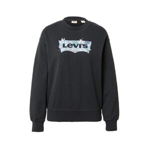LEVI'S ® Mikina 'Graphic Standard Crew'  modrá / čierna