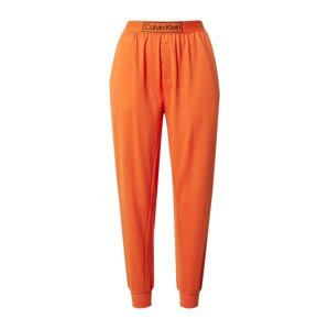 Calvin Klein Underwear Pyžamové nohavice  oranžová / čierna