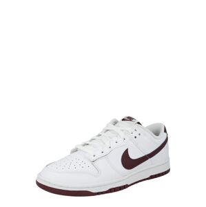 Nike Sportswear Nízke tenisky 'Dunk Retro'  burgundská / biela
